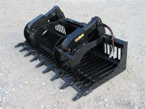 skid steer rock grapple|heavy duty skid steer grapple.